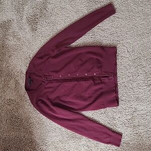 Banana Republic Burgundy Cardigan PXS
